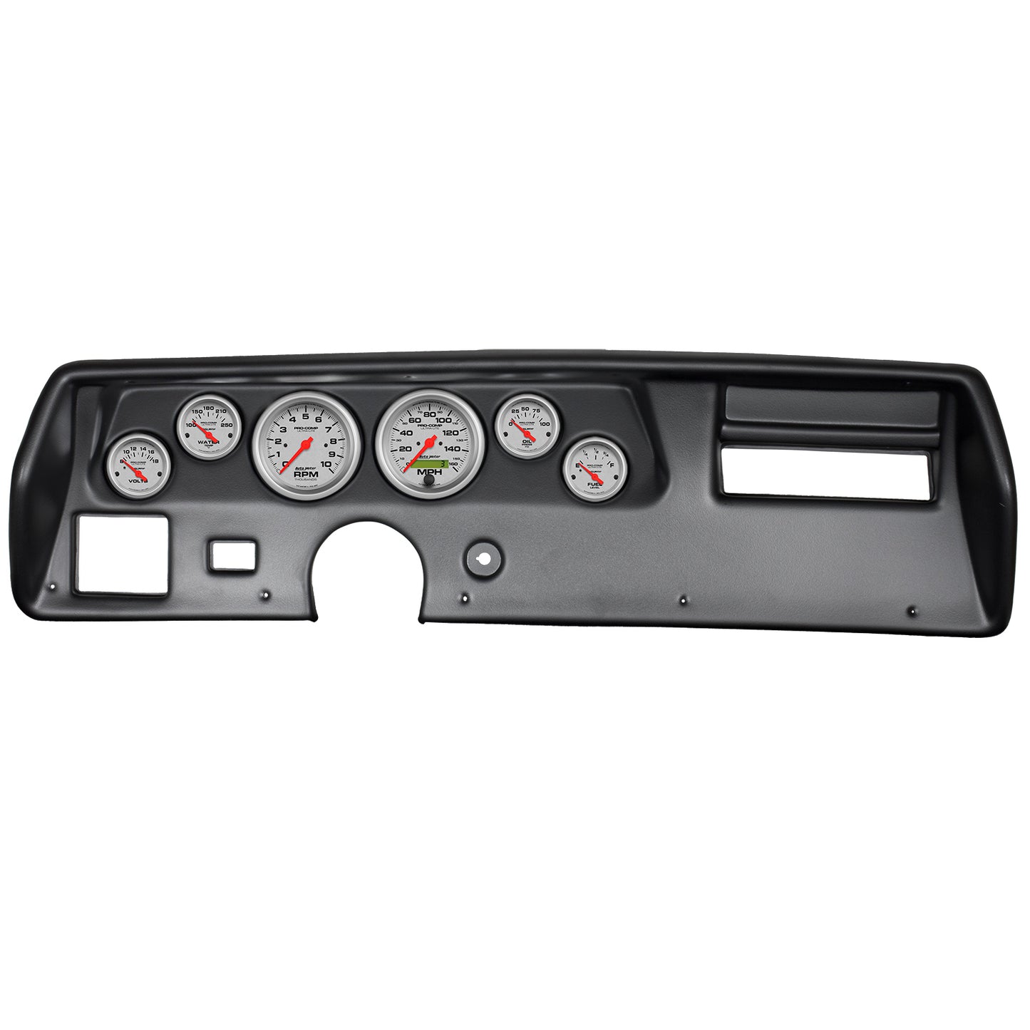 AutoMeter 6 GAUGE DIRECT-FIT DASH KIT CHEVELLESS/ELCAMINO/MONTE 70-72 ULTRA-LITE 7025-UL