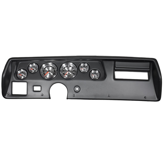 AutoMeter 6 GAUGE DIRECT-FIT DASH KIT CHEVELLESS/ELCAMINO/MONTE 70-72 AMERICAN MUSCLE 7025