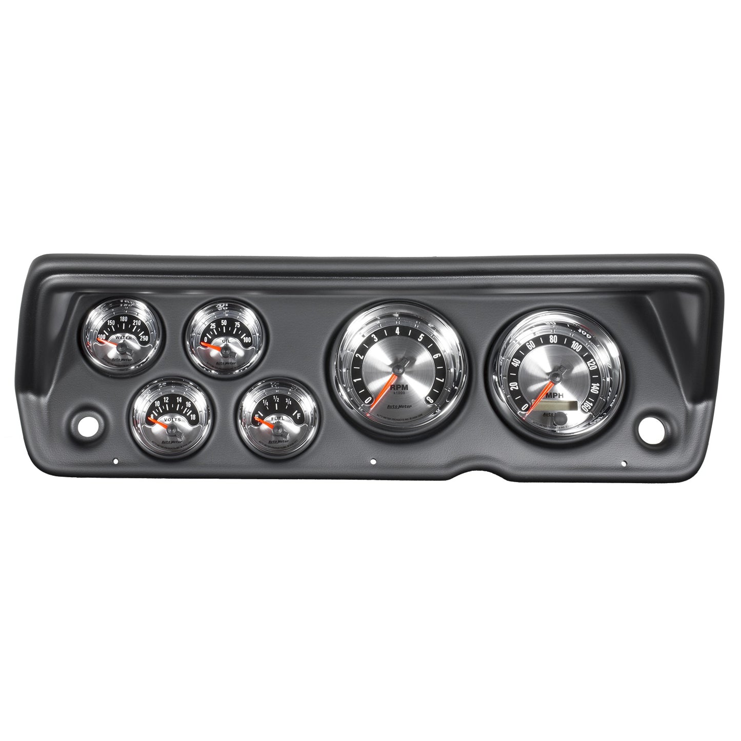 AutoMeter 6 GAUGE DIRECT-FIT DASH KIT A-BODY / DUSTER / DEMON / DART 70-76 AMERICAN MUSCLE 7031