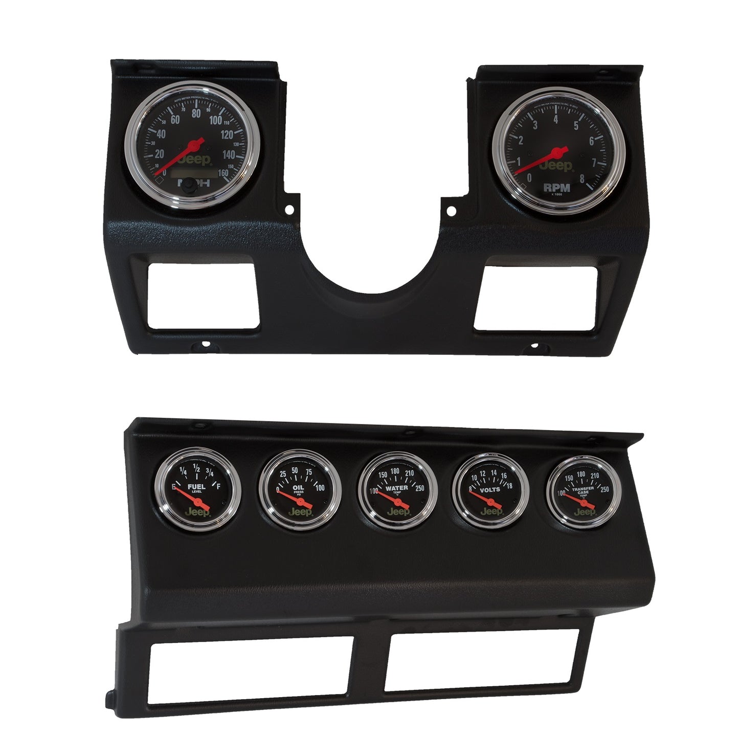 AutoMeter 7 GAUGE DIRECT-FIT DASH KIT WRANGLER YJ 87-96 JEEP 7040