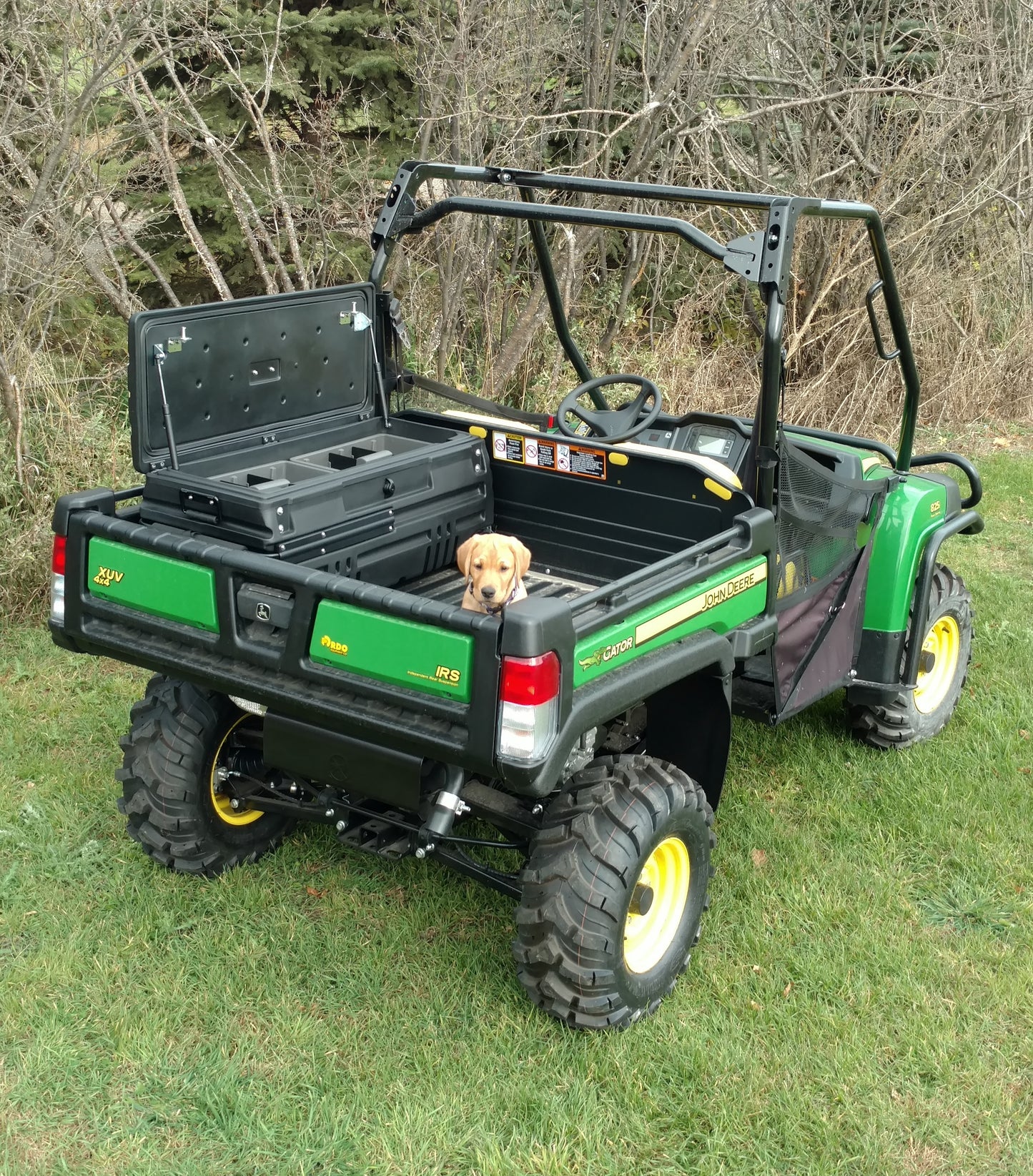 DU-HA Squad Box W/Bracket - Interior / Exterior Portable Storage + Gun Case/Rack