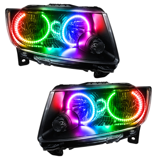Oracle Lighting 7070-333 - 2011-2013 Jeep Grand Cherokee SMD HL (Non-HID) - Chrome