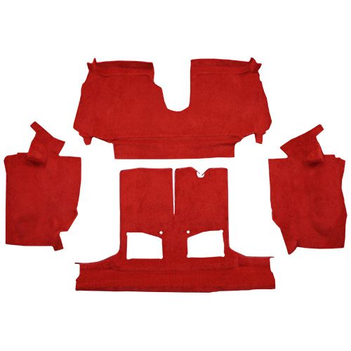 Auto Custom Carpets Inc 1994-1996 Chevrolet Corvette Convertible Rear T376 Black Truvette Mass 10170-321-1325000000