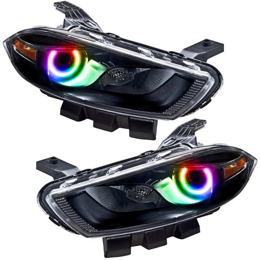 Oracle Lighting 7142-334 - 2013-2014 Dodge Dart (HID Style) SMD HL - Black