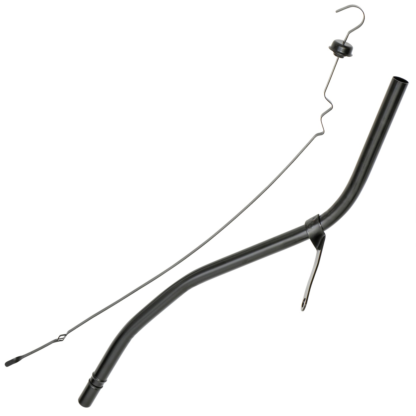 Trans-Dapt Performance 24 In. Black Transmission Dipstick And Tube For Gm Th400 7166