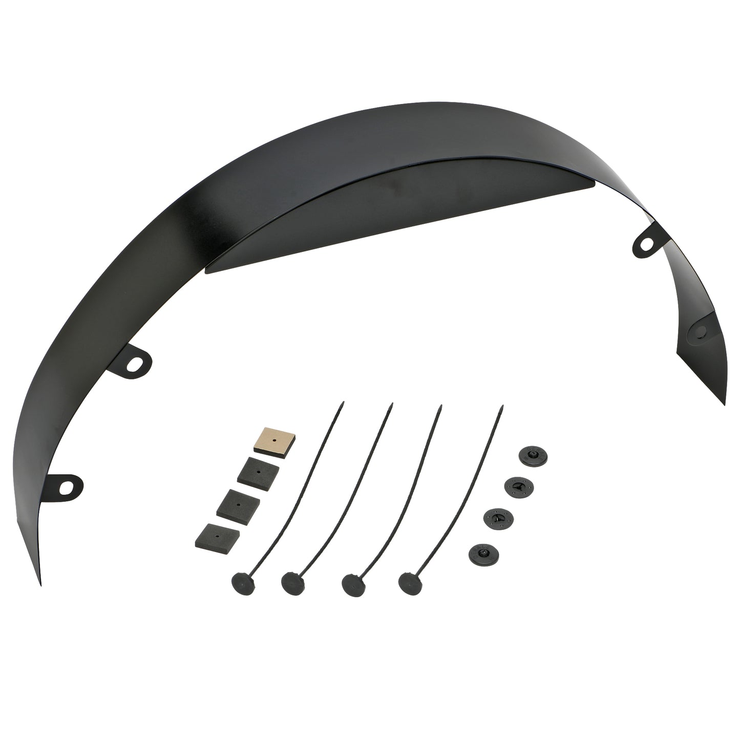 Trans-Dapt Performance Radiator Fan Shroud' 3 In. Wide X 20 In. Diameter- Black Steel 7177