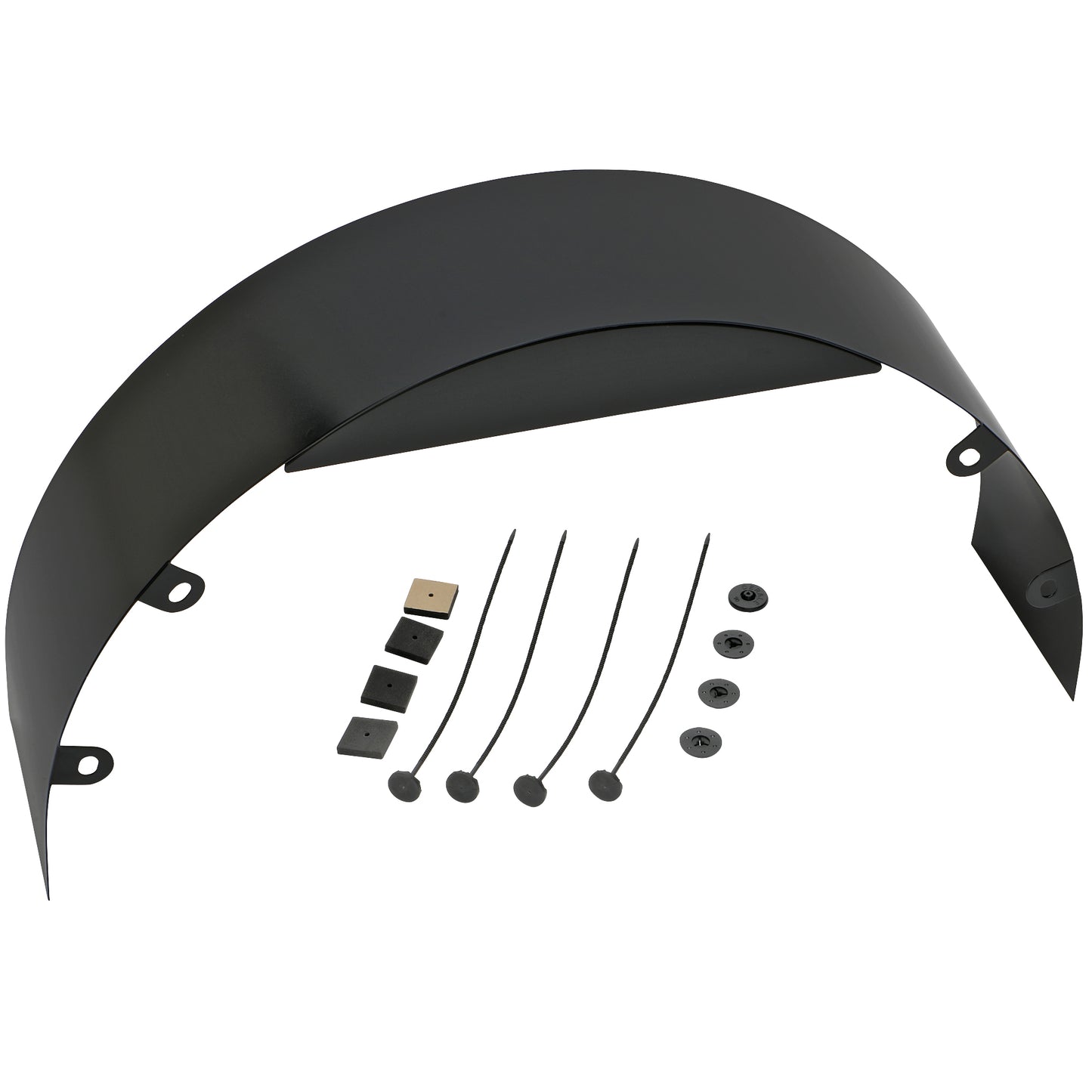 Trans-Dapt Performance Radiator Fan Shroud' 5-1/2 In. Wide X 20 In. Diameter- Black Steel 7178