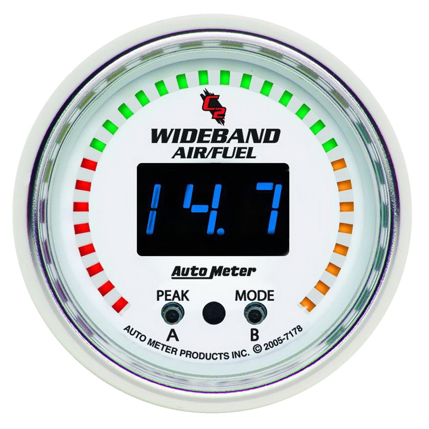 AutoMeter 2-1/16 in. WIDEBAND PRO AIR/FUEL RATIO 6:1-20:1 AFR C2 7178
