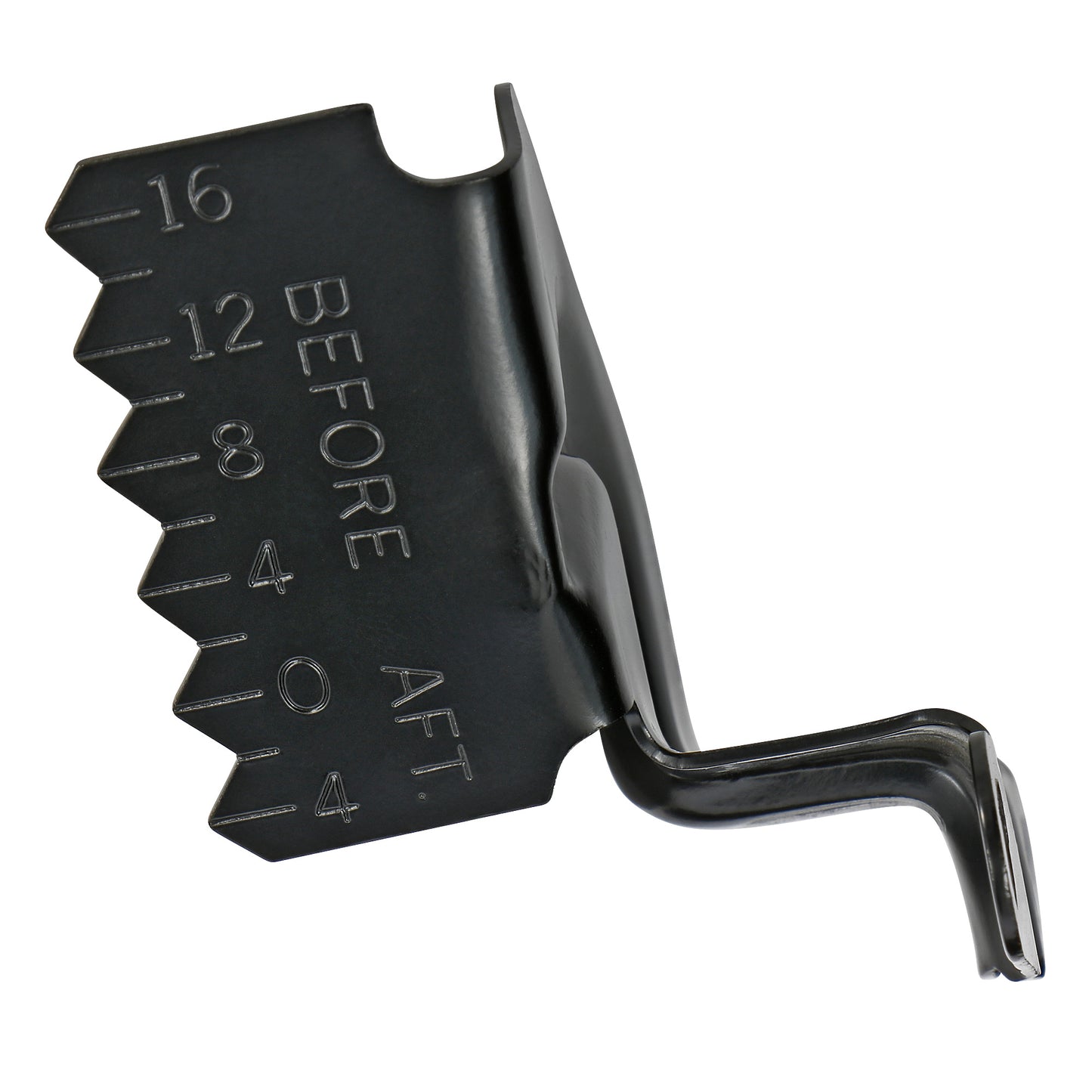 Trans-Dapt Performance Asphalt Black Steel Timing Tab (Only)- 1965-90 Chevy 396-454 (8 In. Balancers) 7186