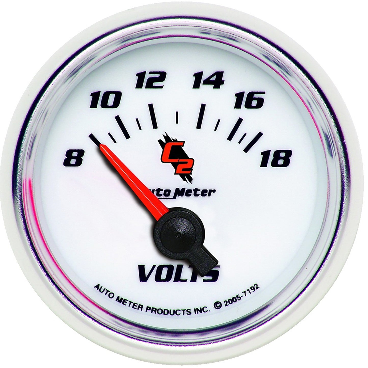 AutoMeter 2-1/16 in. VOLTMETER 8-18V C2 7192