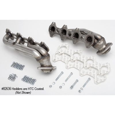 Hedman Hedders HTC COATED STAINLESS STEEL HEADERS; 1-1/2 IN. TUBE DIA.; STOCK COLL.; SHORTY DESIGN 82636