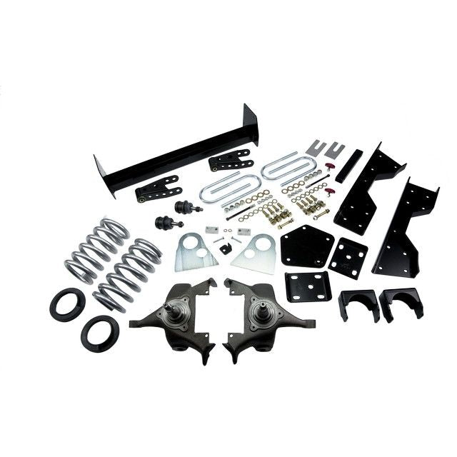 BELLTECH 817 LOWERING KITS Front And Rear Complete Kit W/O Shocks 1994-1999 Dodge Ram 1500 (Std Cab V8 Auto Trans Only) 4 in. or 5 in. F/6 in. or 7 in. R drop W/O Shocks