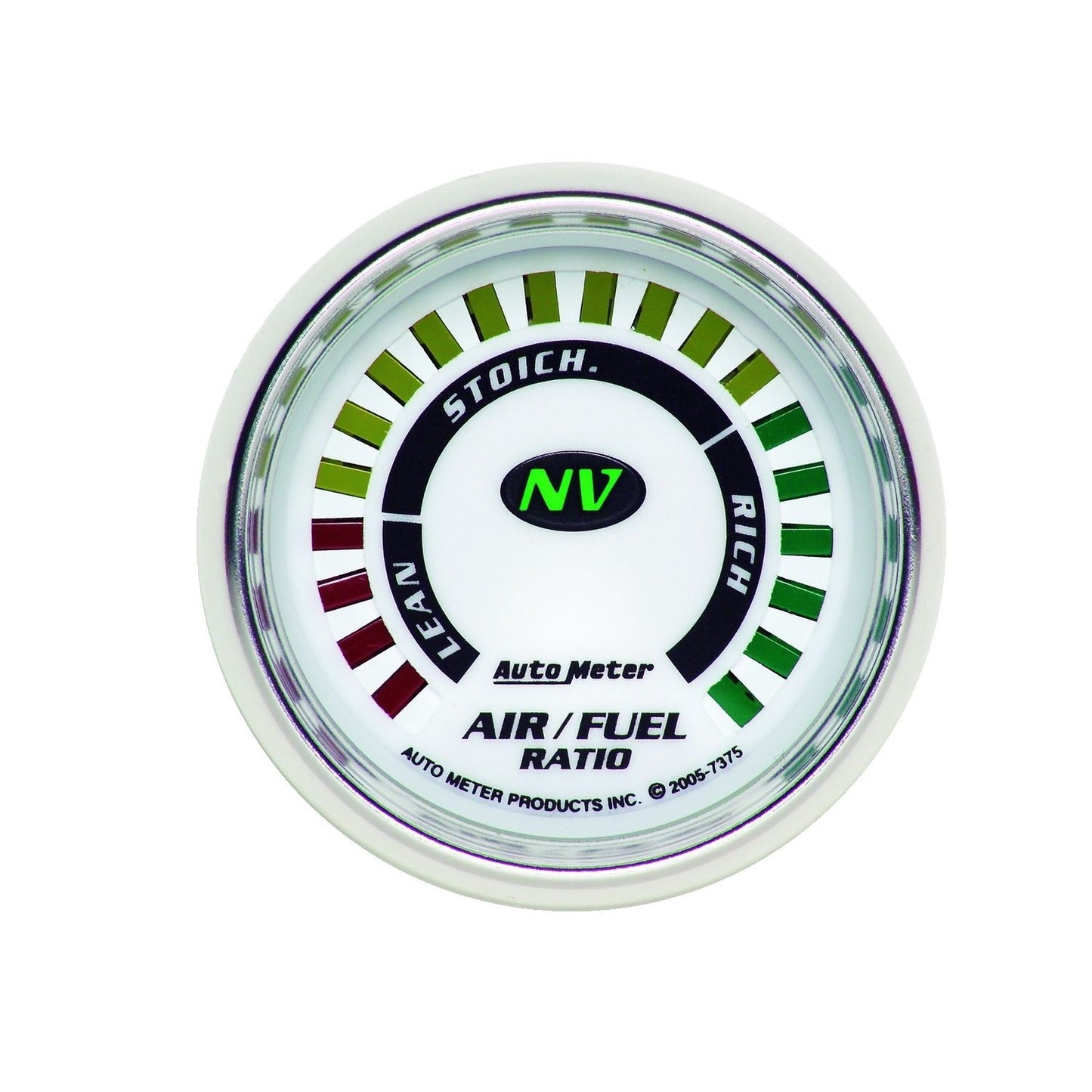 AutoMeter 2-1/16 in. NARROWBAND AIR/FUEL RATIO LEAN-RICH NV 7375