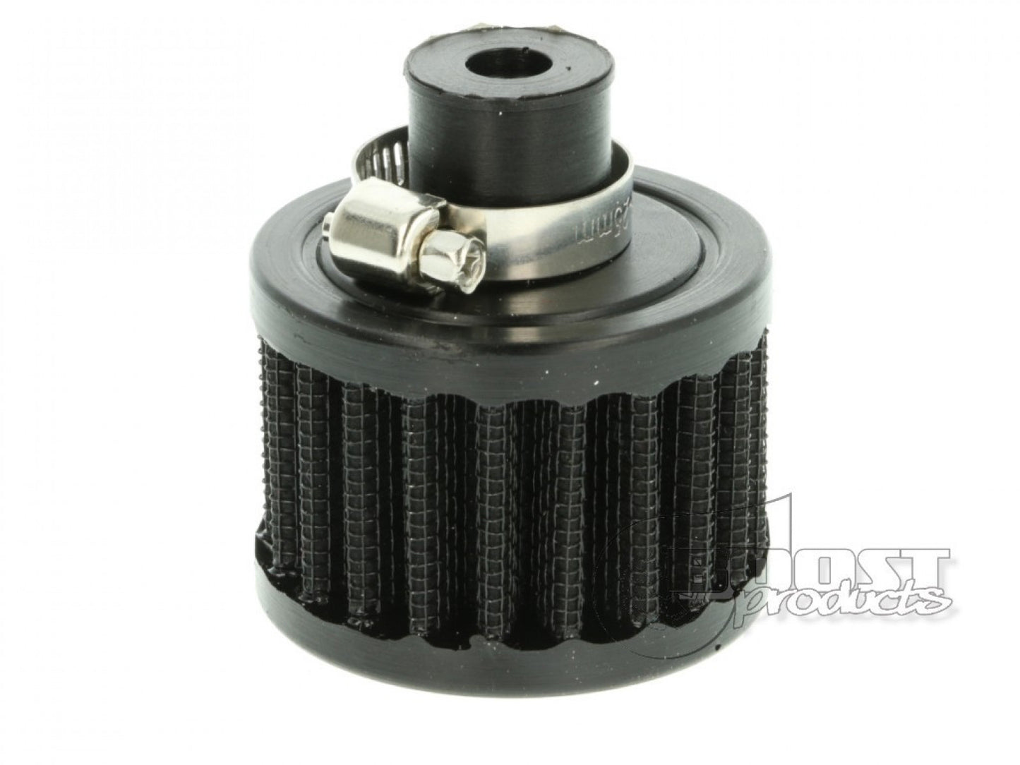 BOOST products Crankcase Breather Filter with 9mm (3/8") ID Connection, Black IN-LU-050-009
