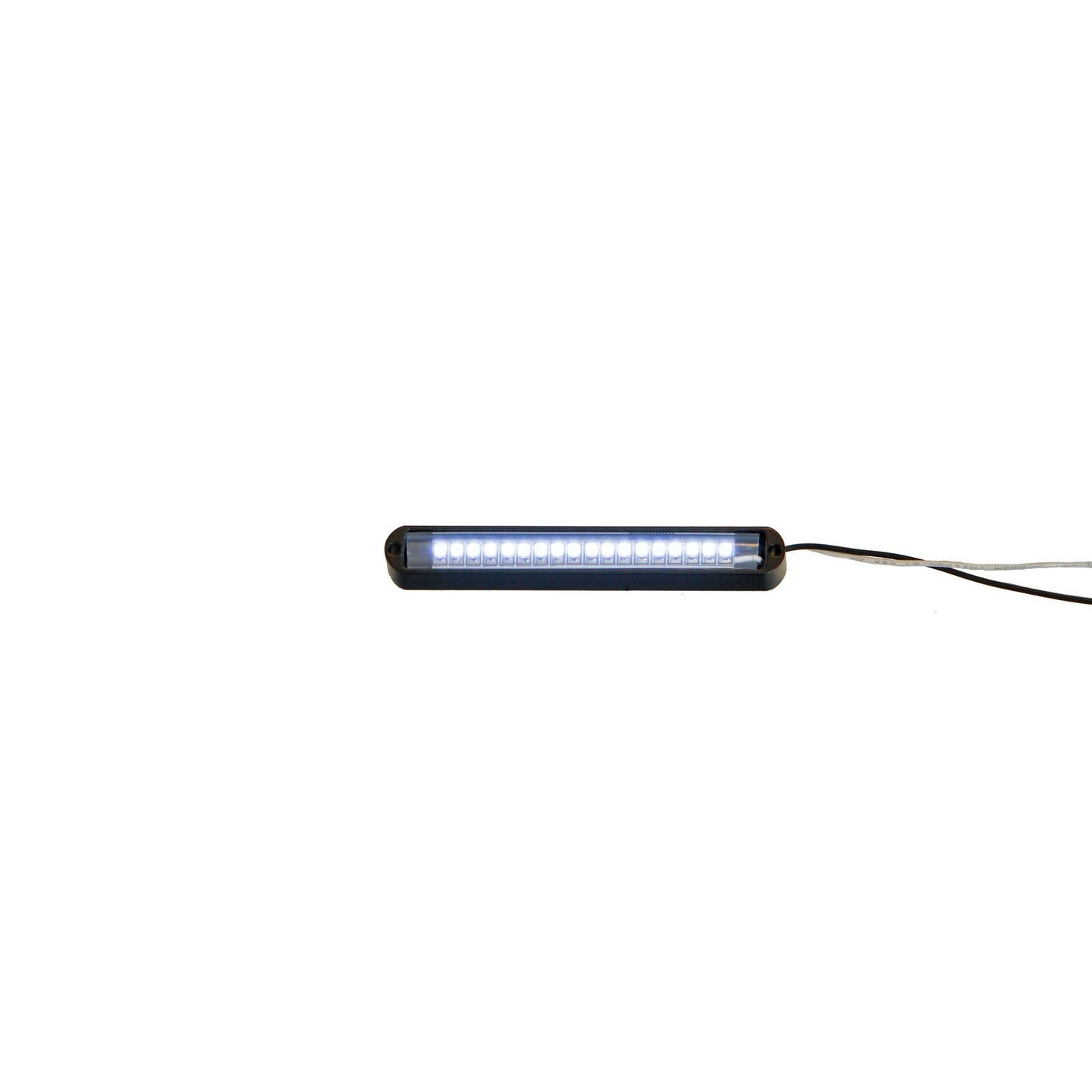 Lazer Star Lights BLACK BILLETLED 4" WHITE-BACK MOUNT LS544W-2