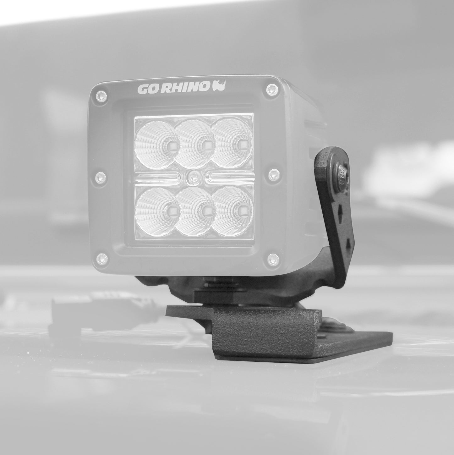 Go Rhino 732230T XE Center Hood Light Mount Textured Black