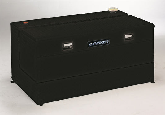 Lund 73256 92 Gallon L-Shaped 56-Inch Box Combo Black Aluminum
