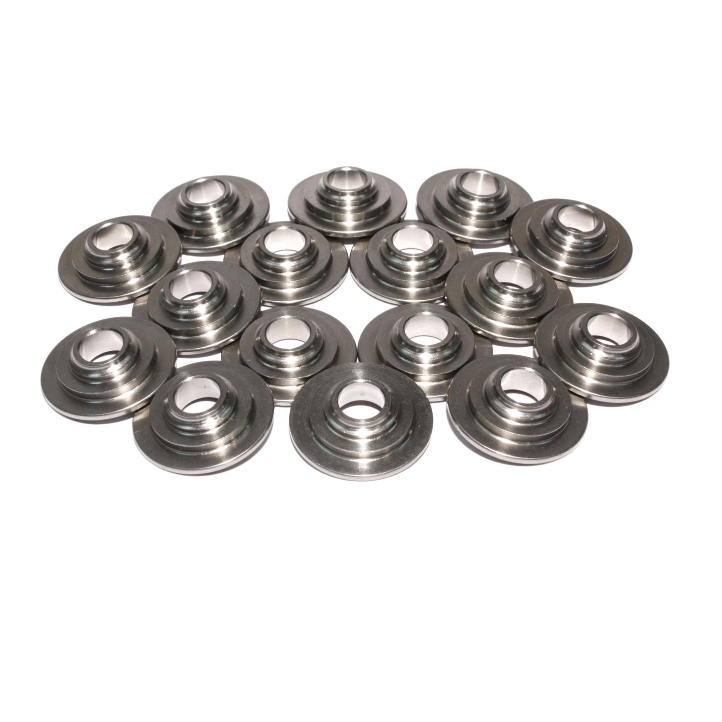 COMP Cams 10 Titanium Retainer Set of 16 for 1.625" OD Double Springs COMP-733-16