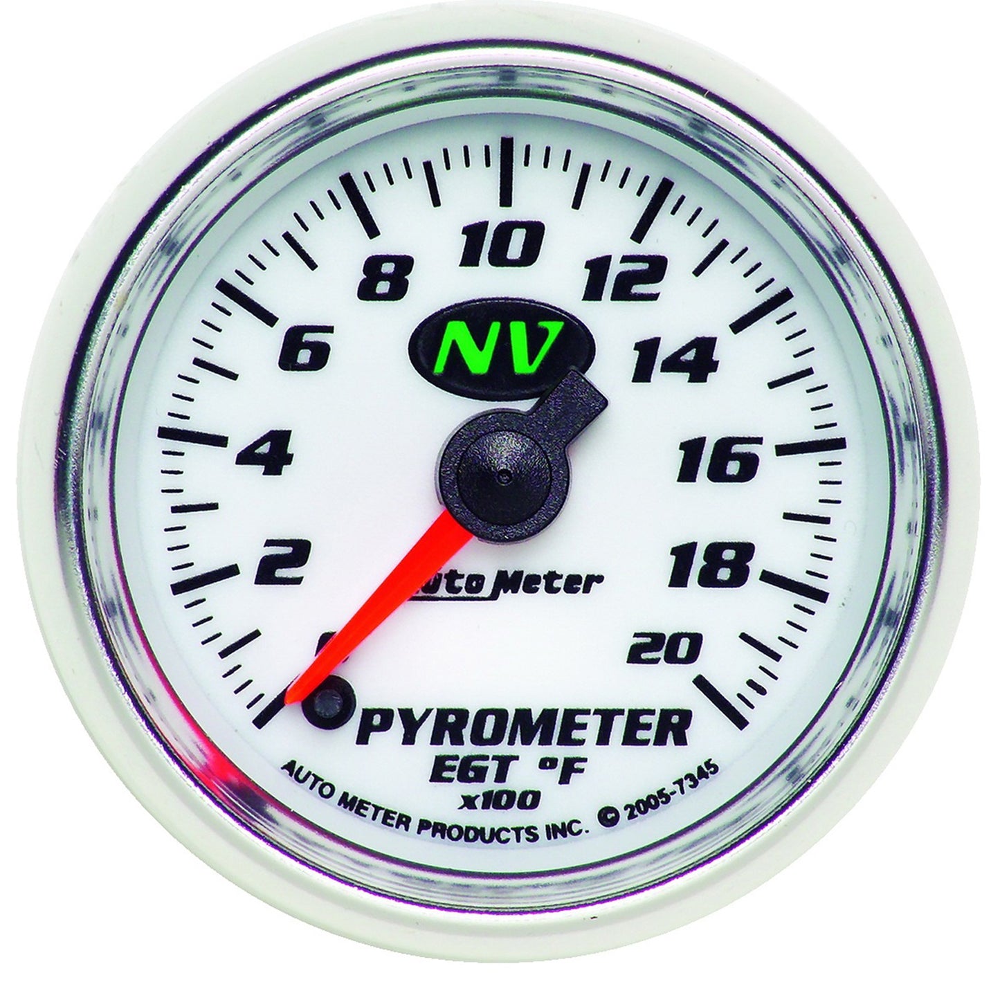 AutoMeter 2-1/16 in. PYROMETER 0-2000 Fahrenheit NV 7345
