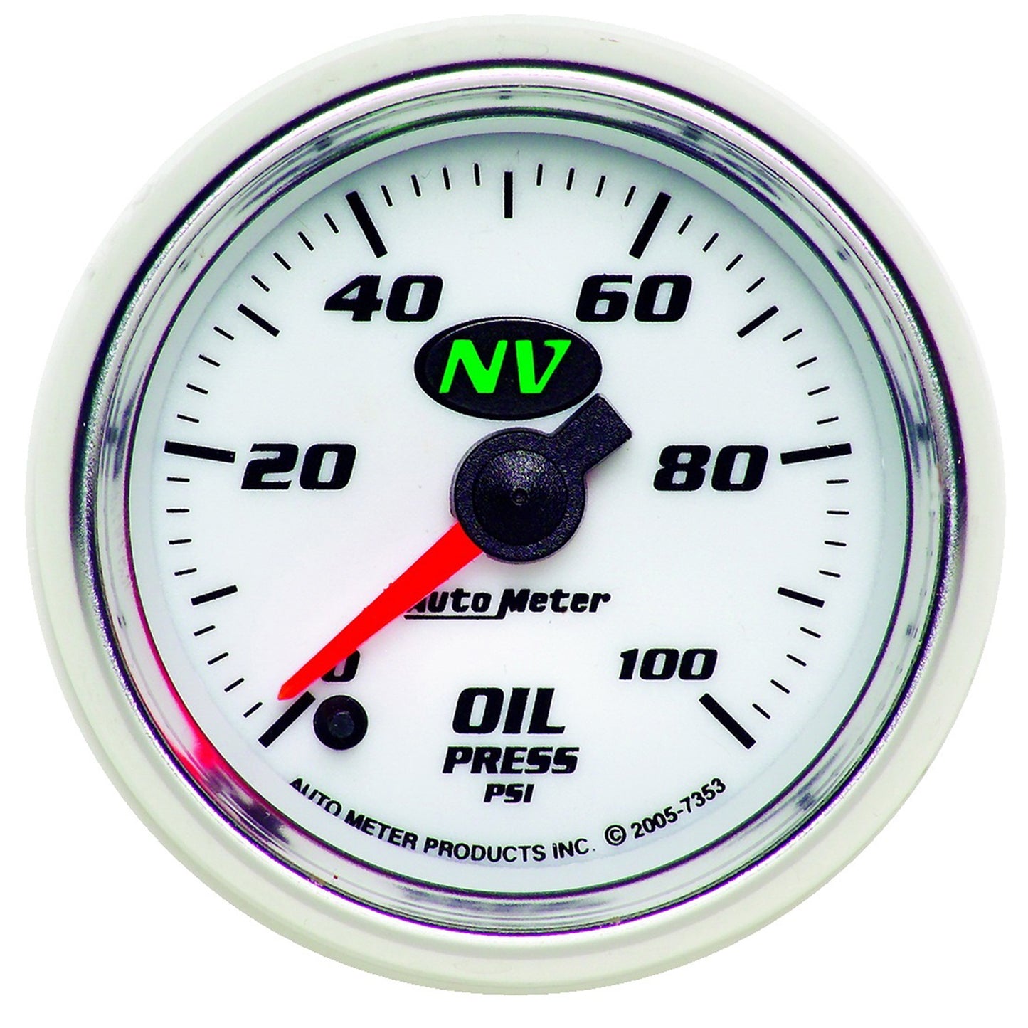AutoMeter 2-1/16 in. OIL PRESSURE 0-100 PSI NV 7353