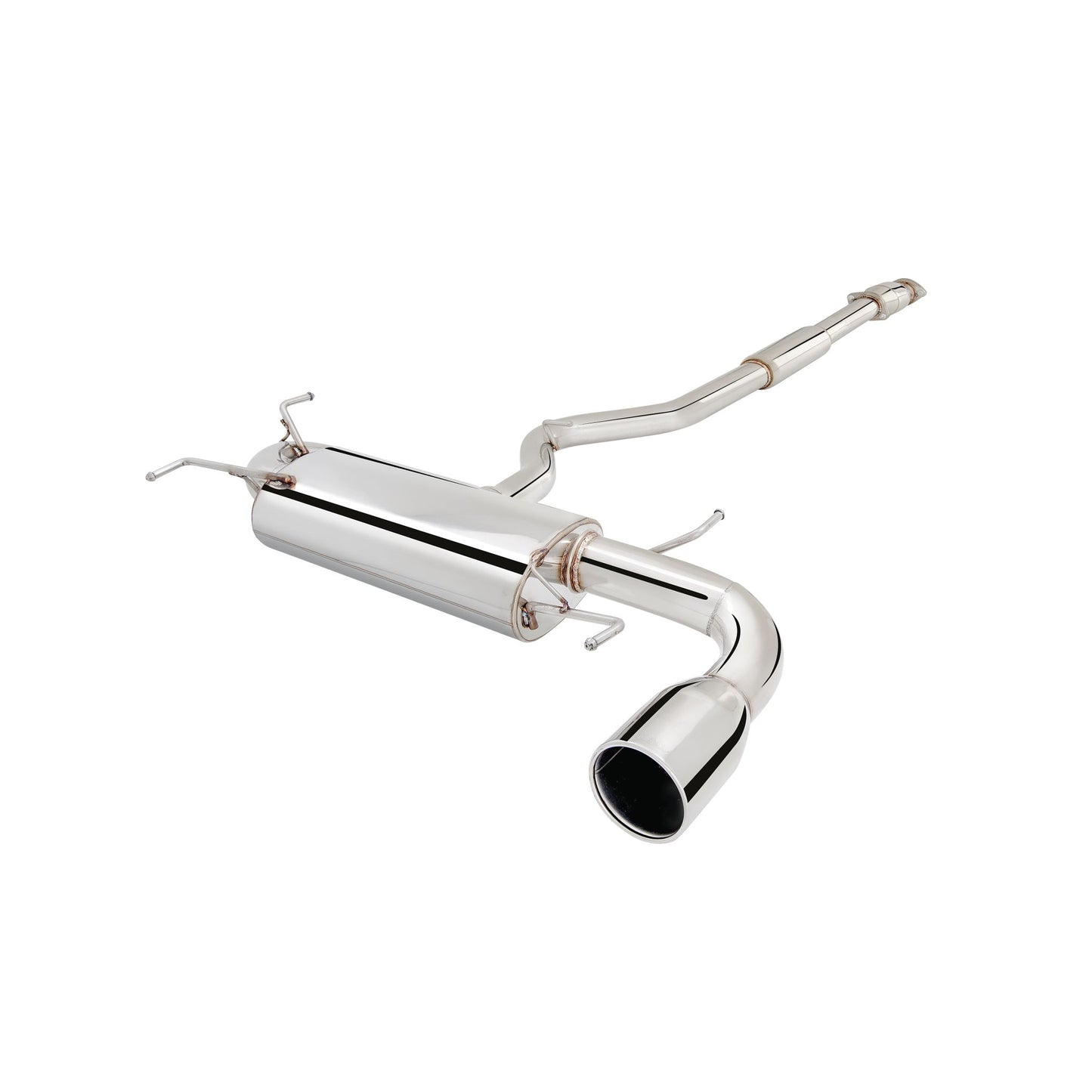 XFORCE Subaru WRX Hatch-Back Stainless Steel 3" High Flow Cat-Back System; Exhaust System Kit ES-SW08-CBS