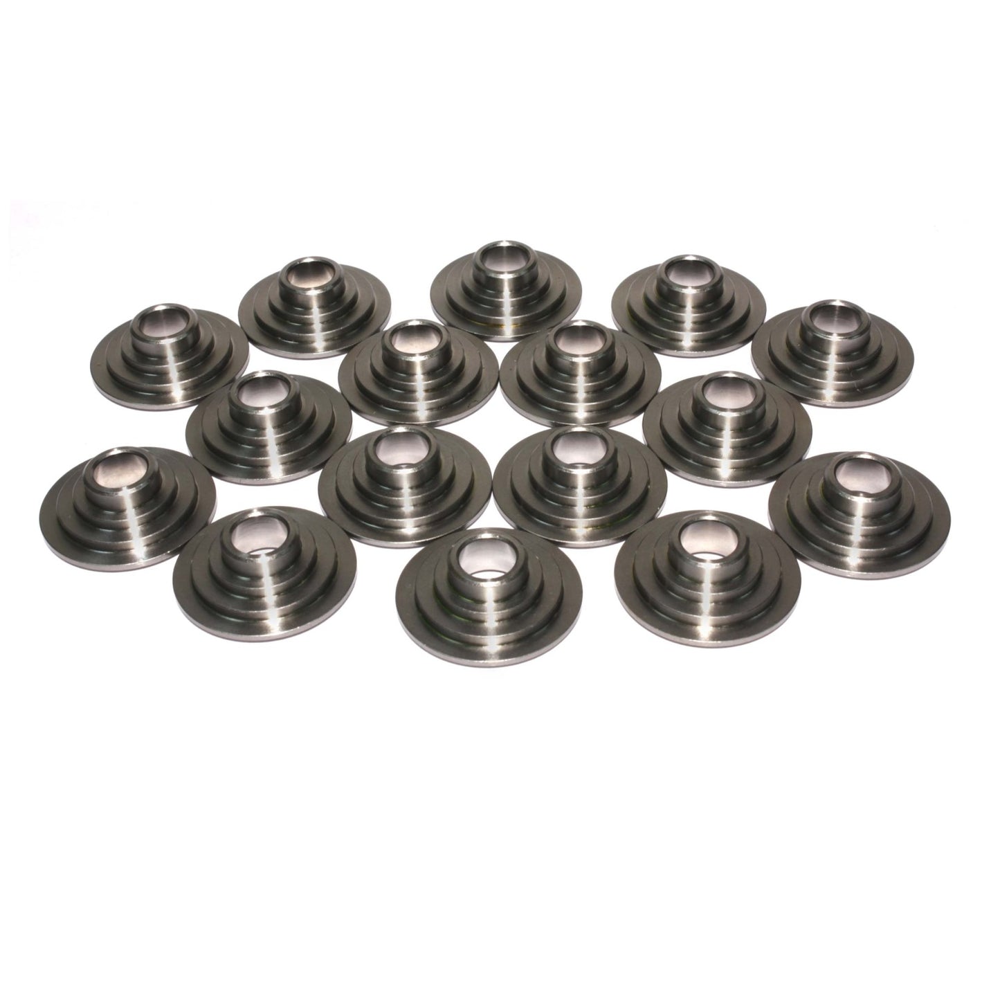 COMP Cams 10 Titanium Retainer Set of 16 for 1.500"-1.550" OD Triple Springs COMP-736-16
