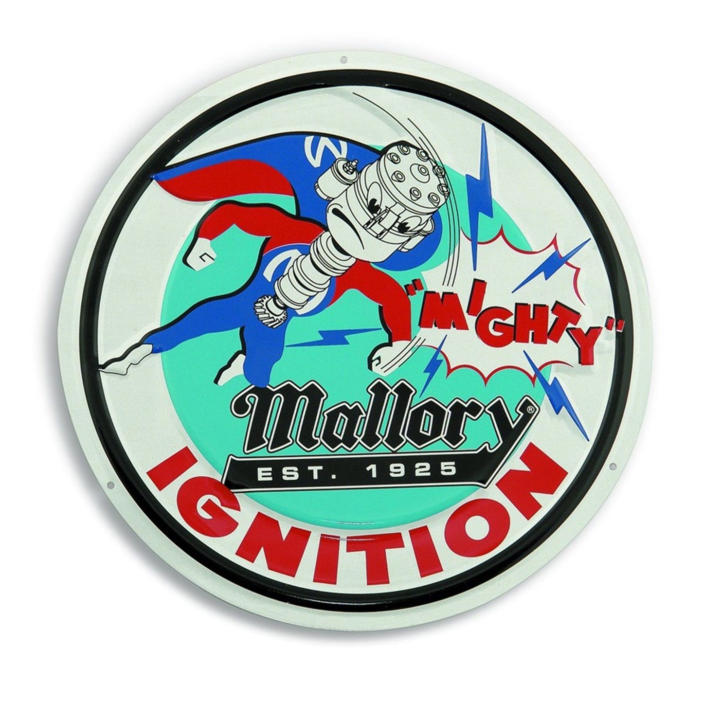 Mallory Metal Sign D-10