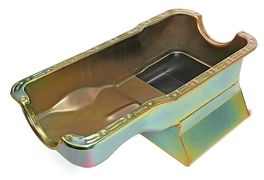 Trans-Dapt Performance Sb Ford Oil Pan 1965-1987 260-289-302 7Qt Front Sump Zinc 7417