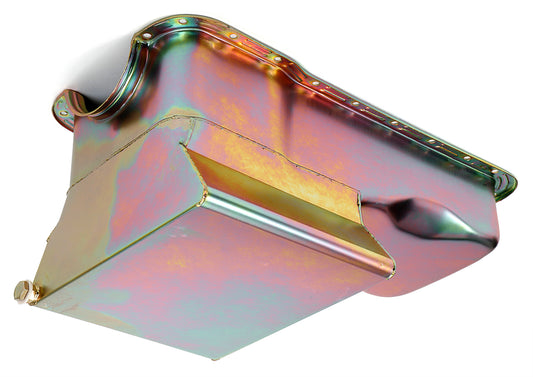 Trans-Dapt Performance Sb Ford Oil Pan 1965-1987 351W 8Qt Front Sump Zinc 7474