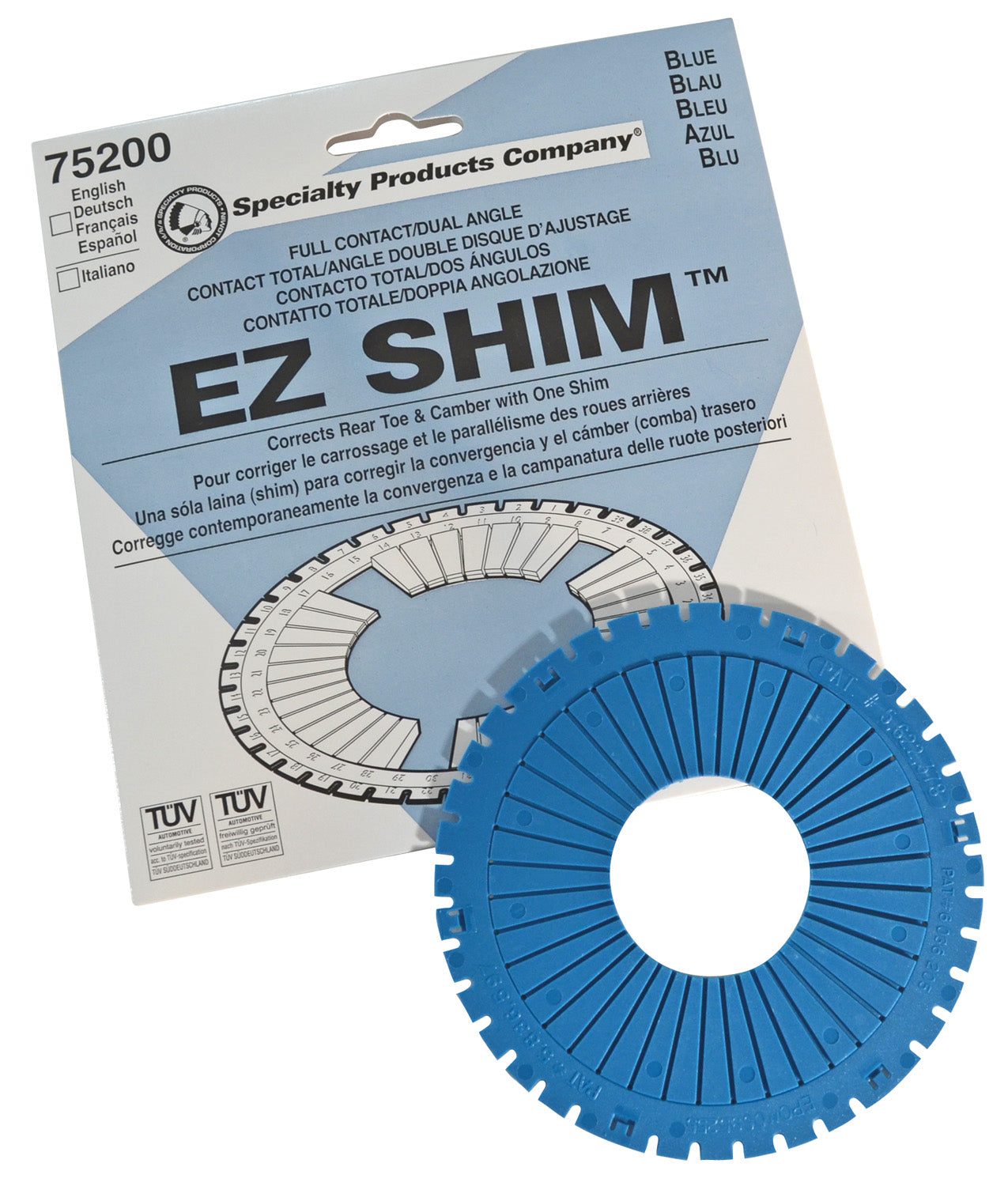 Specialty Products Company DUAL ANGLE SHIM (BLUE)