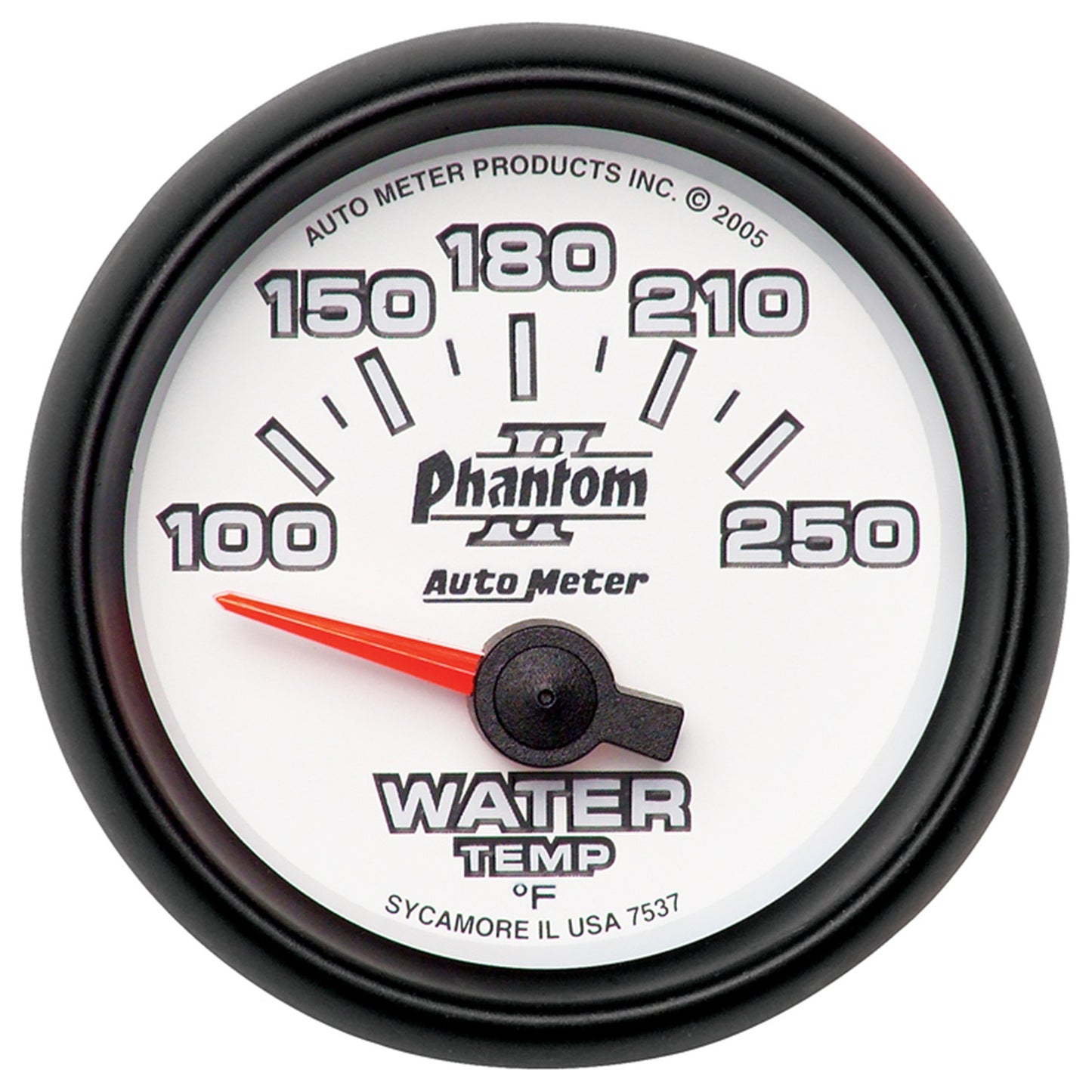 AutoMeter 2-1/16 in. WATER TEMPERATURE 100-250 Fahrenheit PHANTOM II 7537