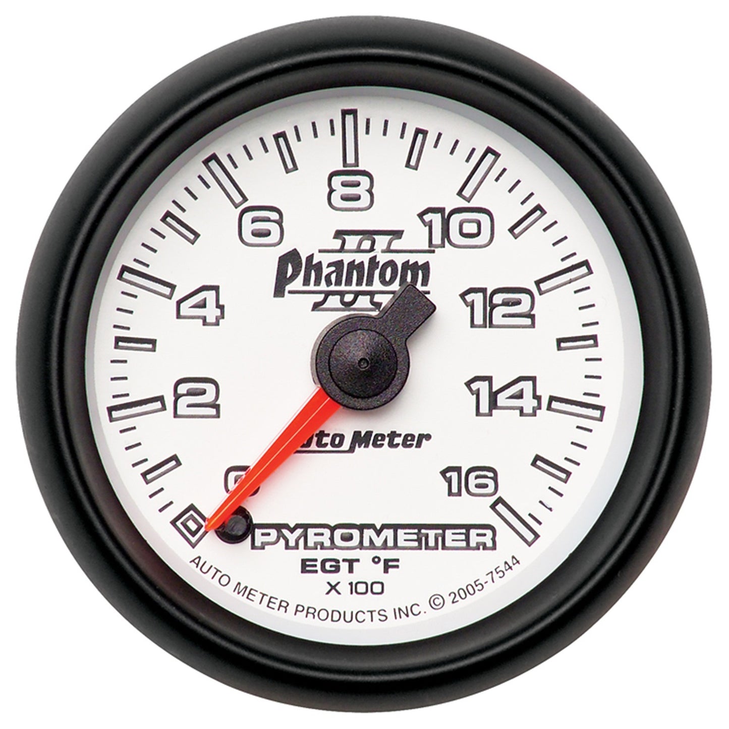 AutoMeter 2-1/16 in. PYROMETER 0-1600 Fahrenheit PHANTOM II 7544