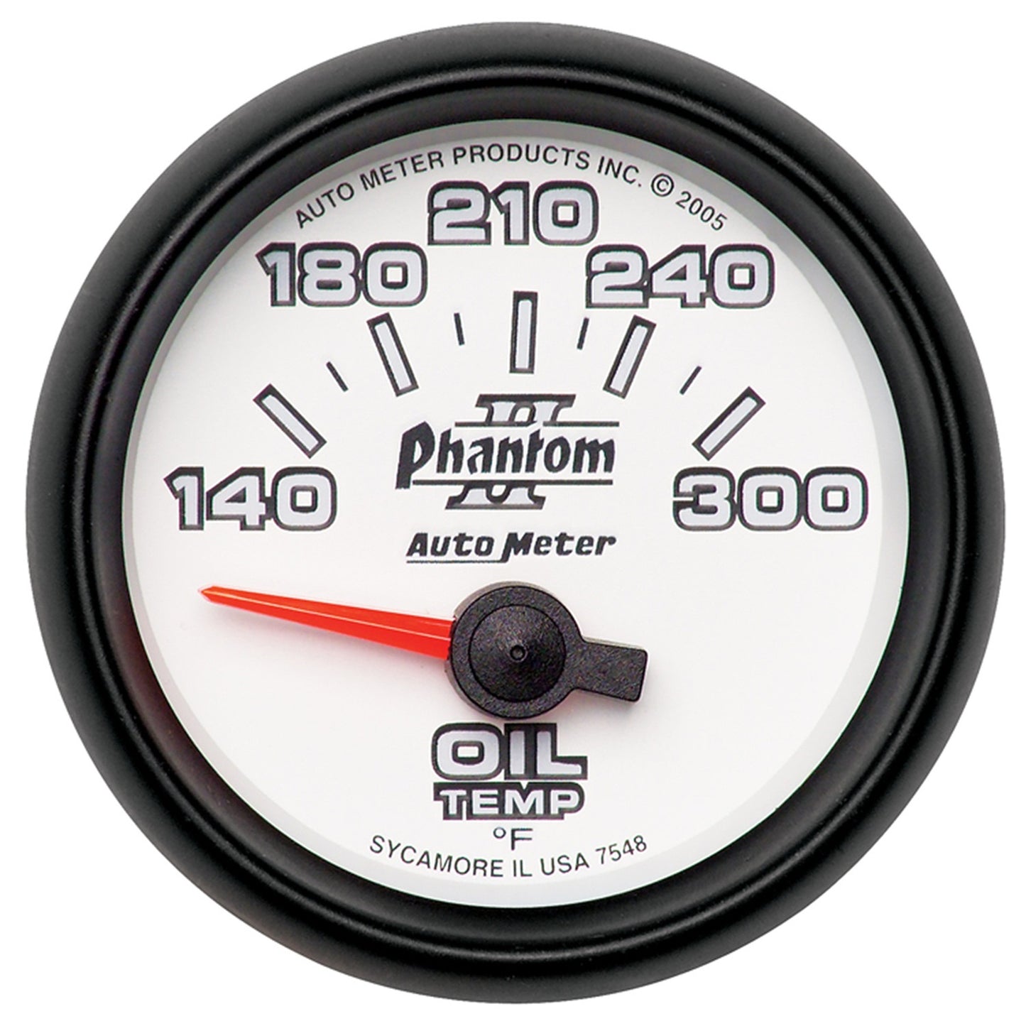 AutoMeter 2-1/16 in. OIL TEMPERATURE 140-300 Fahrenheit PHANTOM II 7548