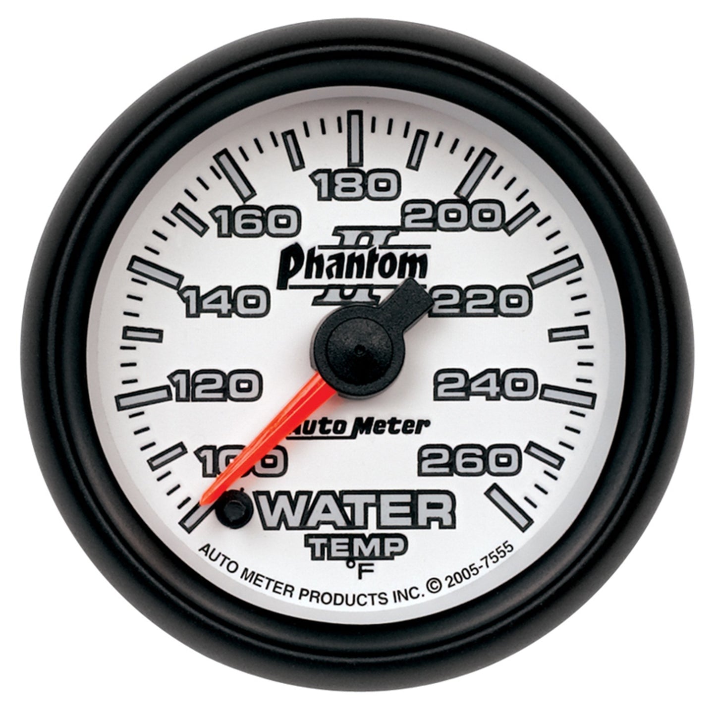 AutoMeter 2-1/16 in. WATER TEMPERATURE 100-260 Fahrenheit PHANTOM II 7555