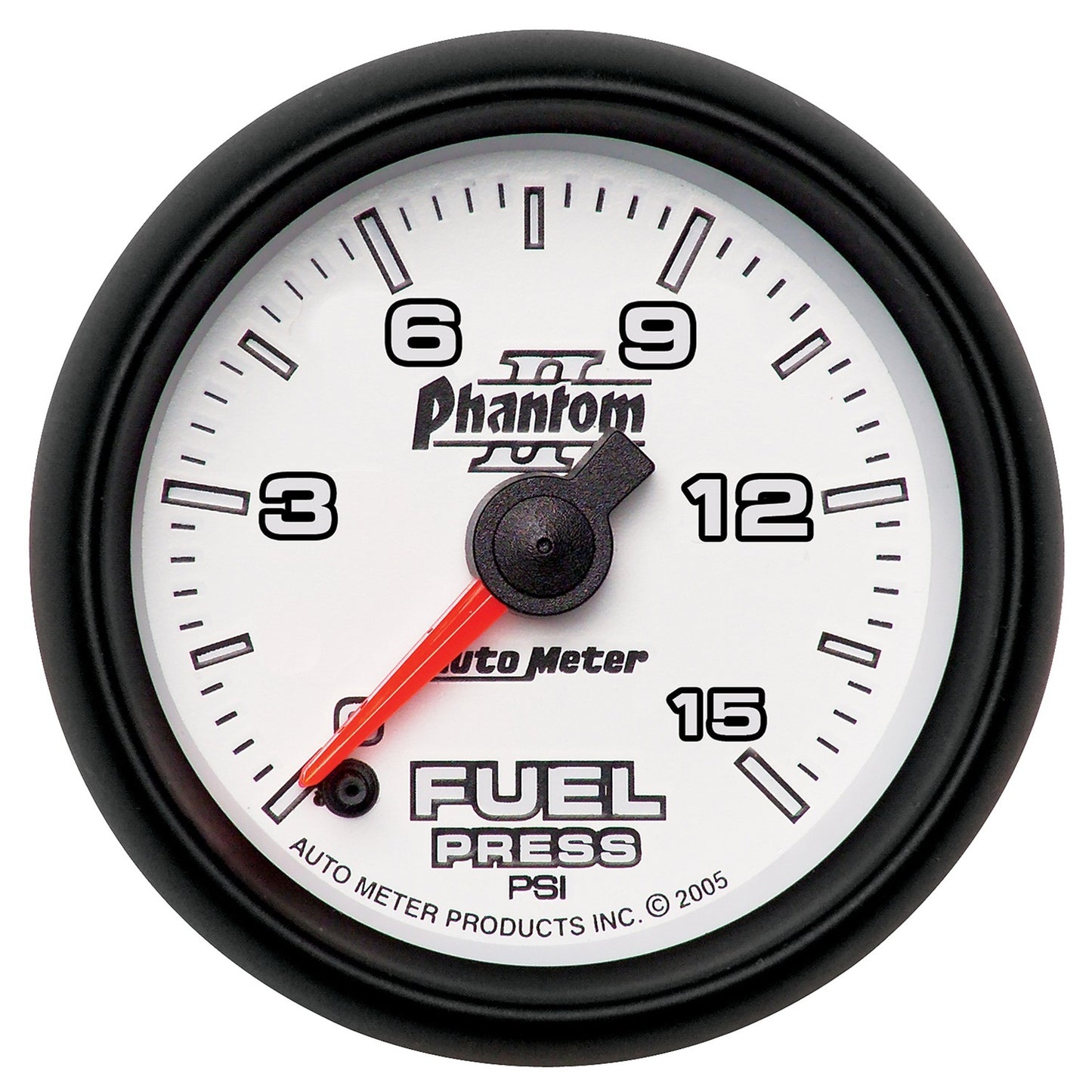 AutoMeter 2-1/16 in. FUEL PRESSURE 0-15 PSI PHANTOM II 7561