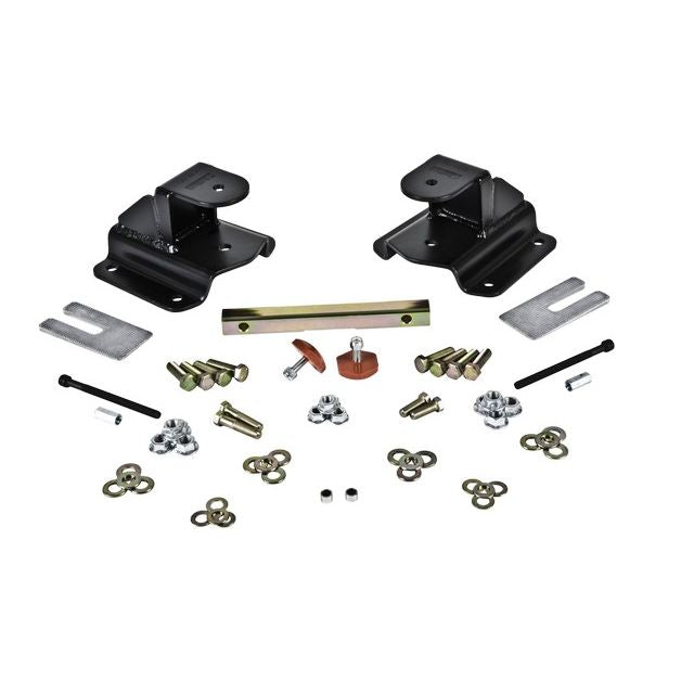 BELLTECH 6582 HANGER KIT 2 in. Drop Leaf Spring Hanger Kit (Front Hanger) 1994-1999 Dodge Ram 1500 Ext Cab (front hanger only used in kit #6584) 2 in. Rear Drop