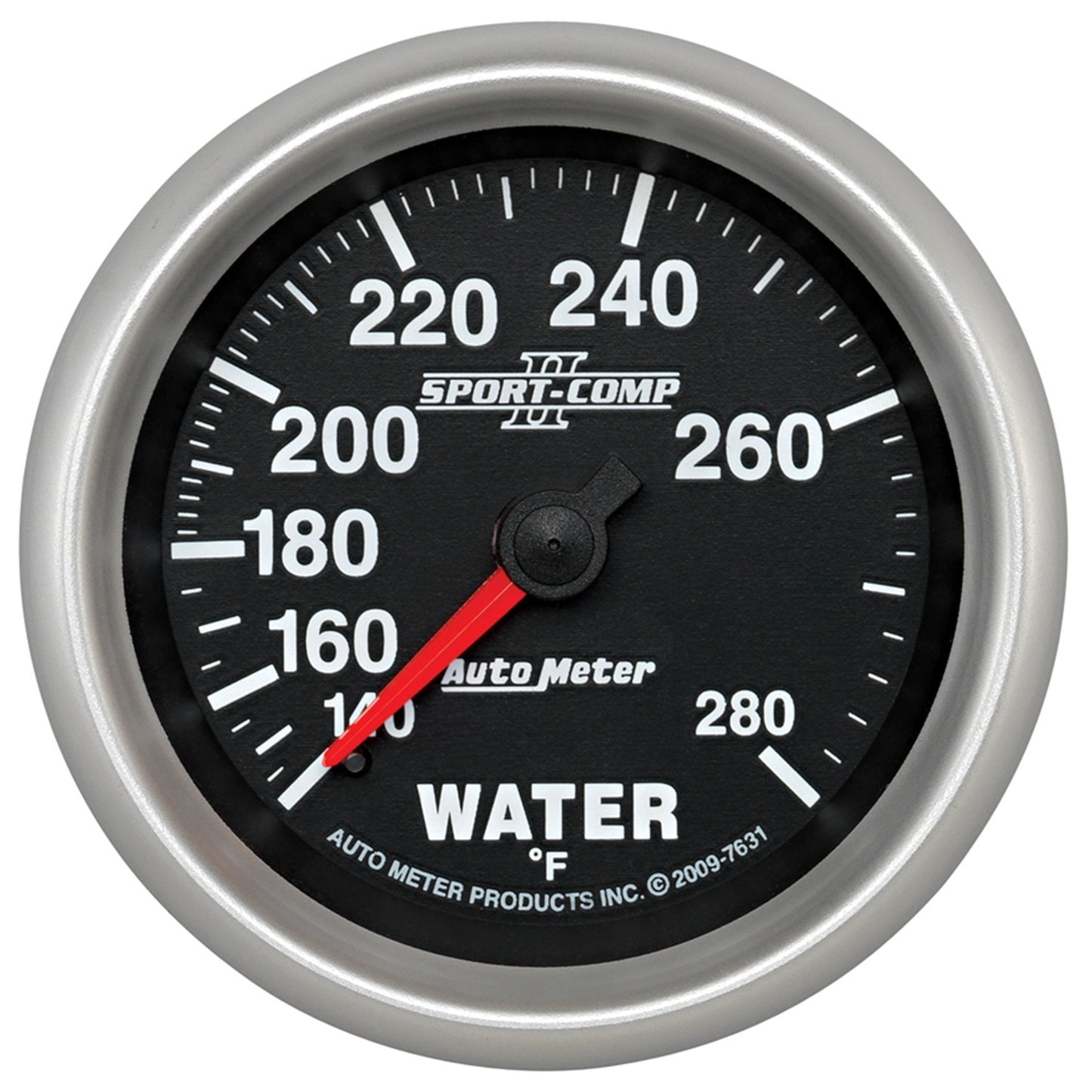 AutoMeter 2-5/8 in. WATER TEMPERATURE 140-280 Fahrenheit SPORT-COMP II 7631