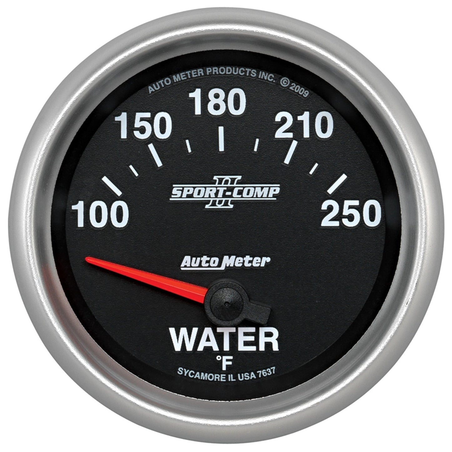 AutoMeter 2-5/8 in. WATER TEMPERATURE 100-250 Fahrenheit SPORT-COMP II 7637
