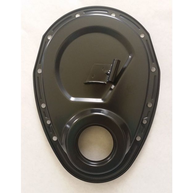 EngineQuest Chevy 1980-96 Small Block Timing Cover W/Welded Tab 6 3/4 Balancer EQ-TCC305