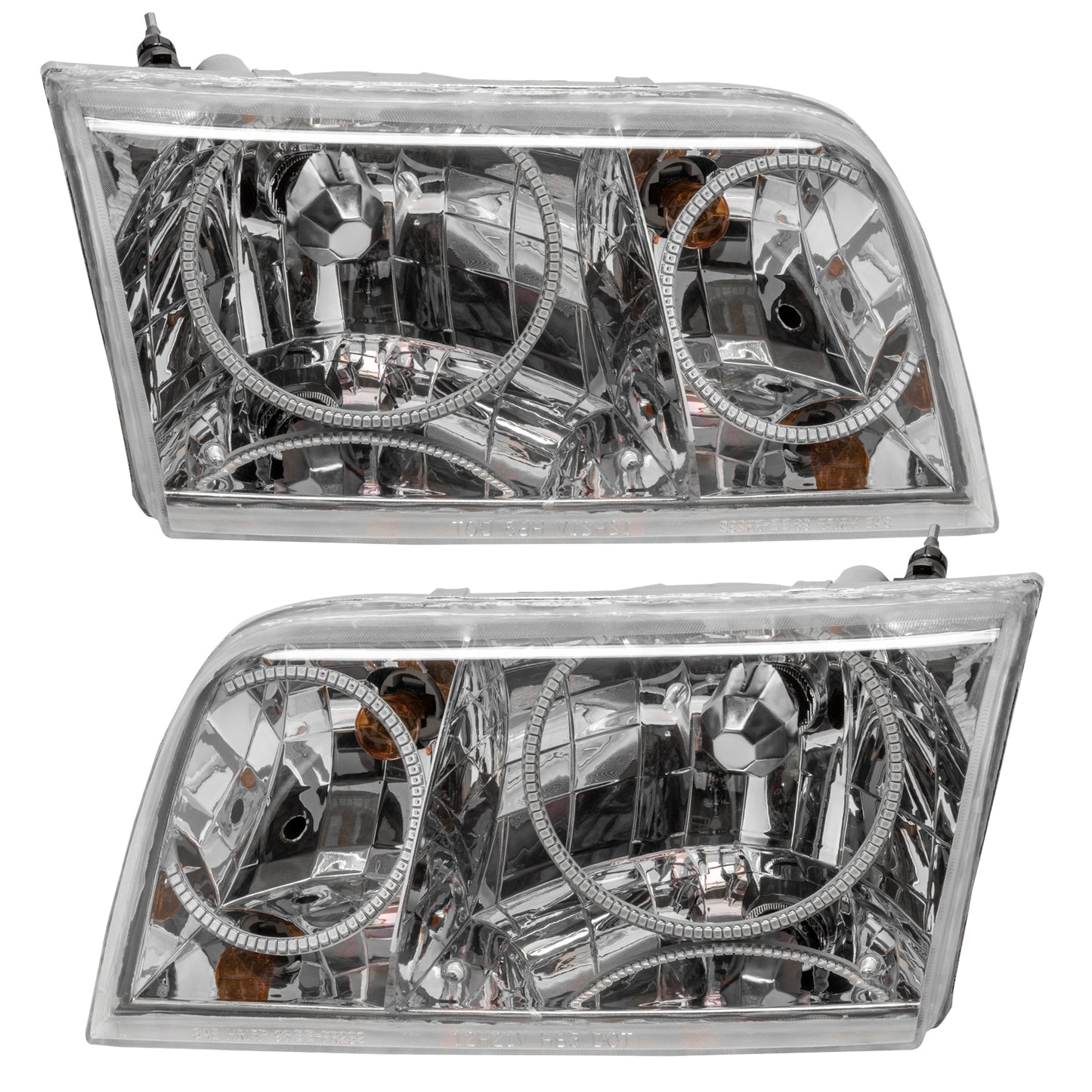 Oracle Lighting 7724-334 - 1998-2011 Ford Crown Victoria SMD HL - CHROME - HALOGEN
