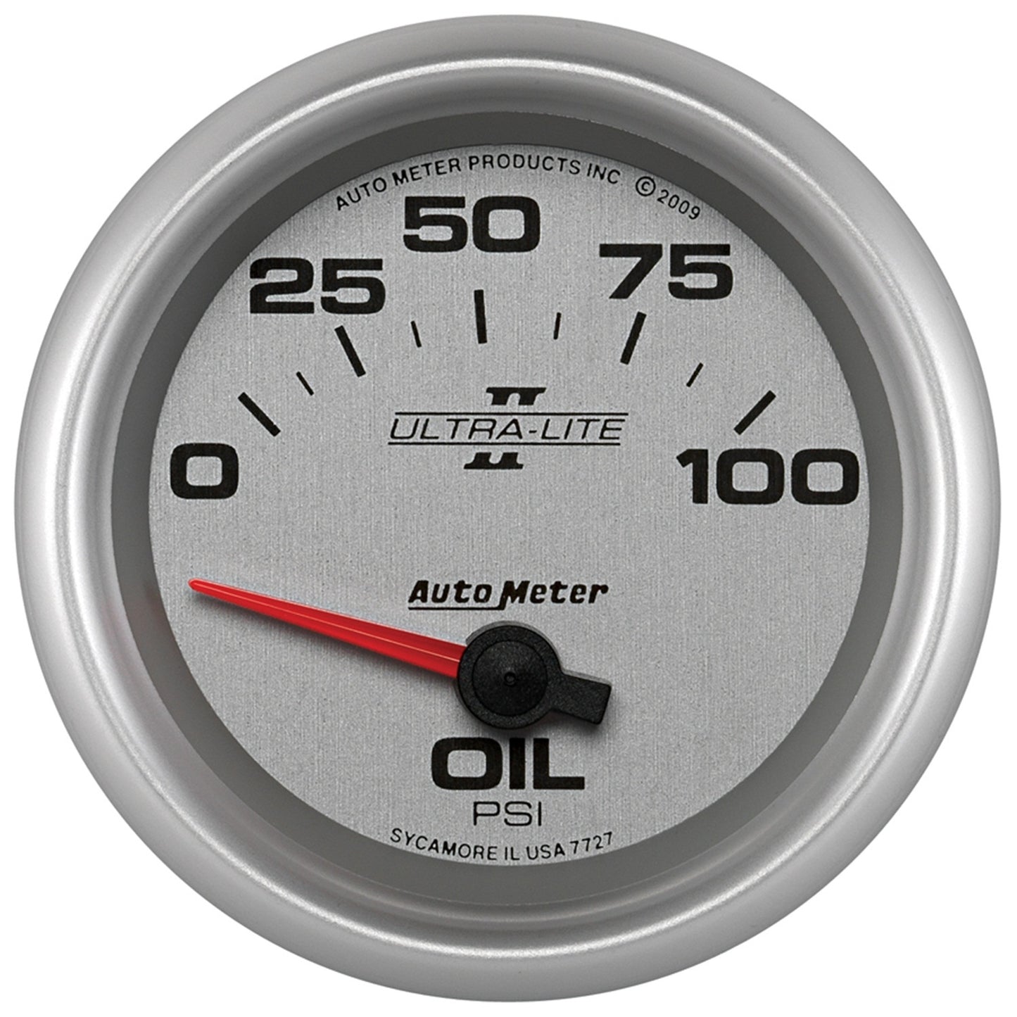 AutoMeter 2-5/8 in. OIL PRESSURE 0-100 PSI ULTRA-LITE II 7727