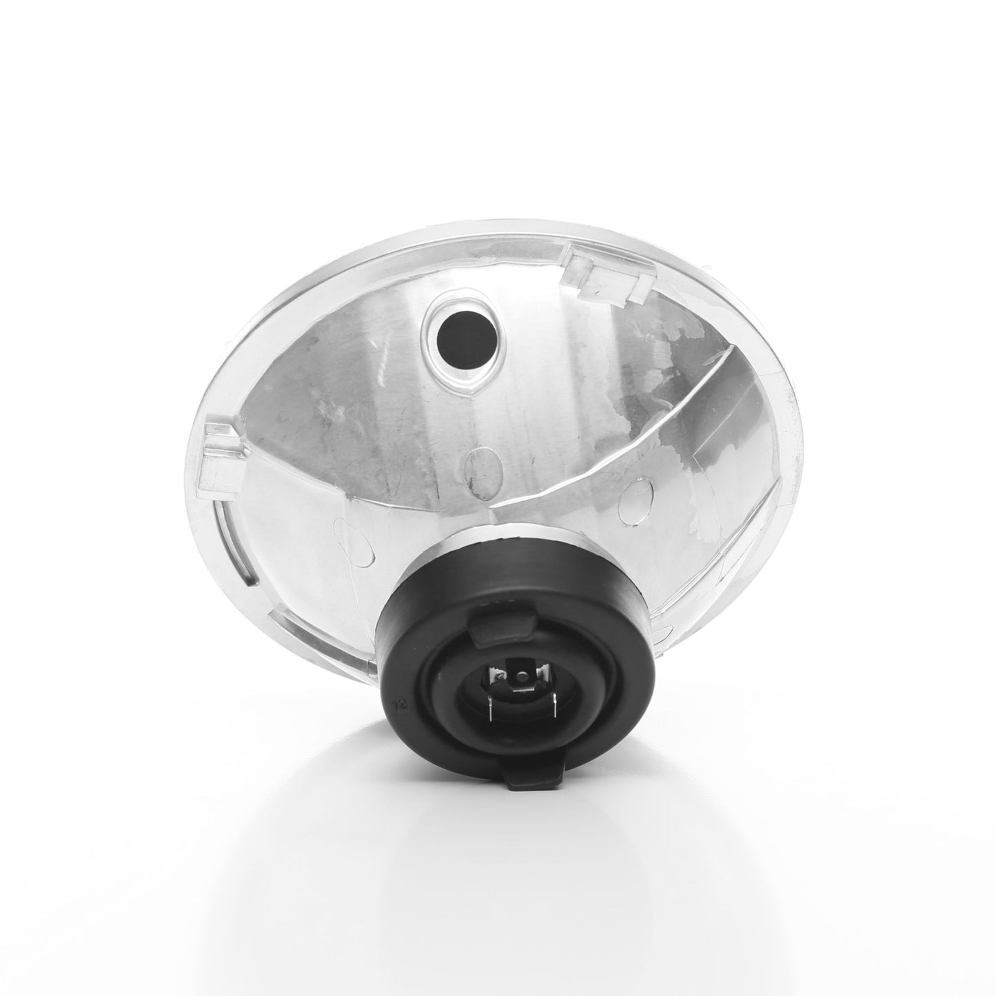 KC HiLiTES 7 in Headlight - H4 Halogen - Single Headlight - SAE/ECE - 55W/60W Driving Beam - Universal / 97-06 Jeep TJ 4230