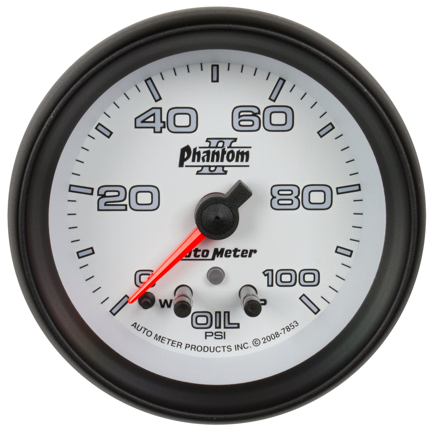 AutoMeter 2-5/8 in. OIL PRESSURE 0-100 PSI PHANTOM II 7853
