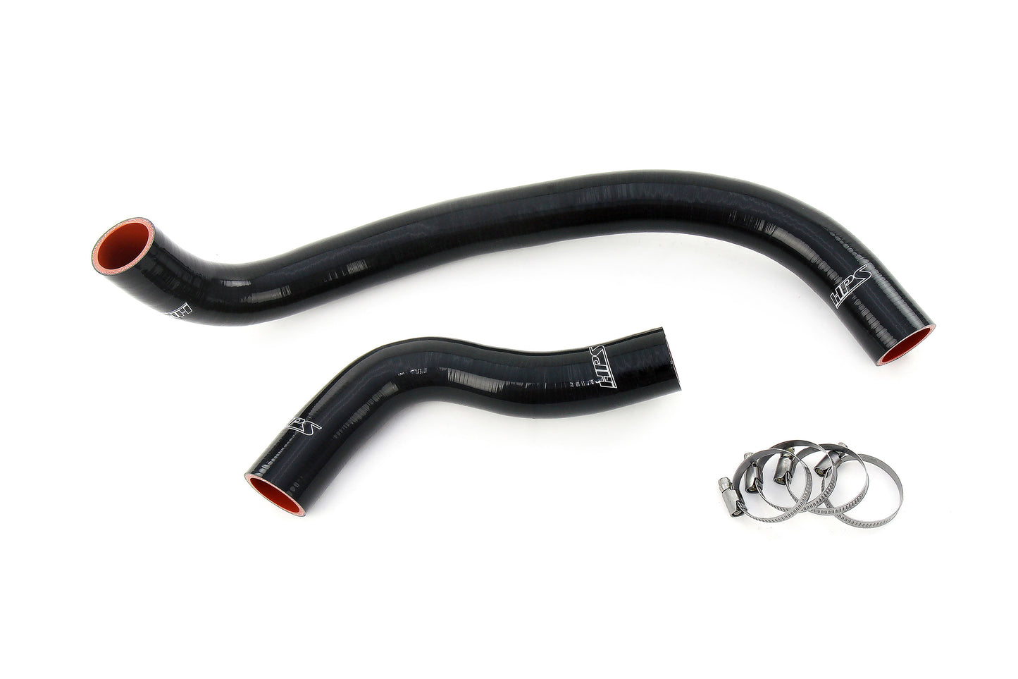HPS Performance 3-ply Reinforced Silicone Replaces Rubber Radiator Coolant Hoses 57-2096-BLK