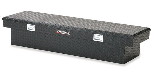 Lund 79100 Ultima Single-Lid Crossover Storage Box Over 70.25" Black Aluminum
