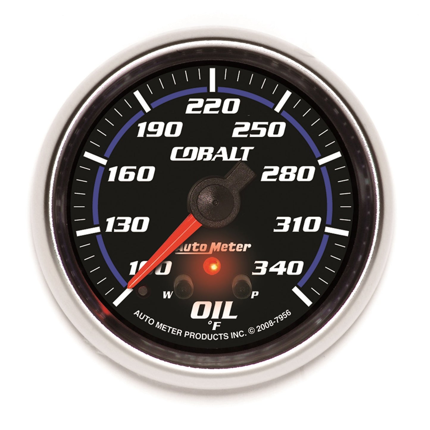 AutoMeter 2-5/8 in. OIL TEMPERATURE 100-340 Fahrenheit COBALT 7956