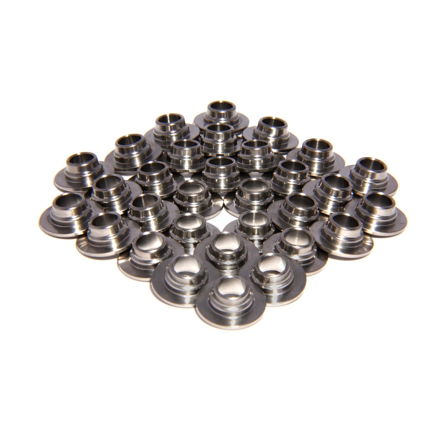COMP Cams 7 Titanium Retainer Set of 32 for Ford 4.6L 4 Valve w/ 26123 Beehive Springs COMP-798-32
