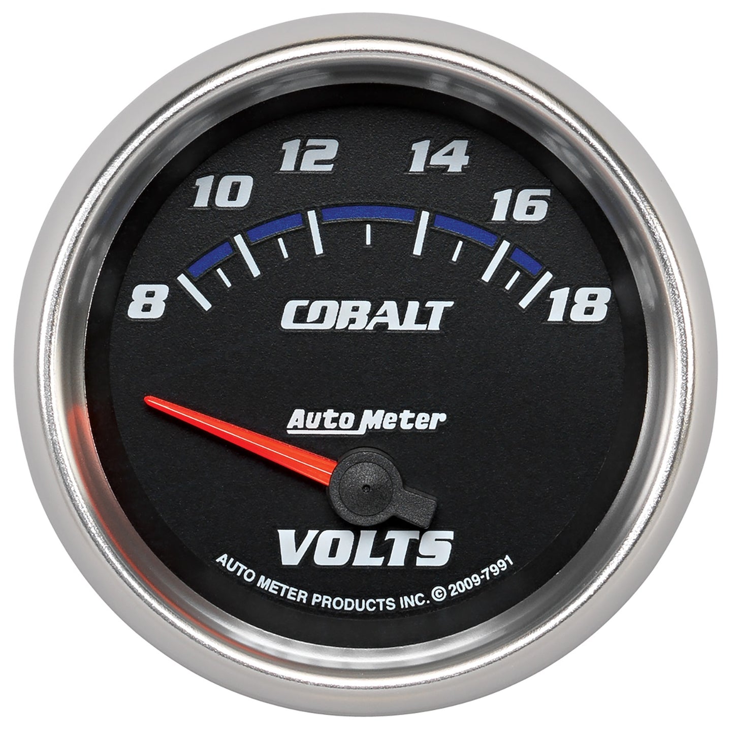 AutoMeter 2-5/8 in. VOLTMETER 8-18V COBALT 7991