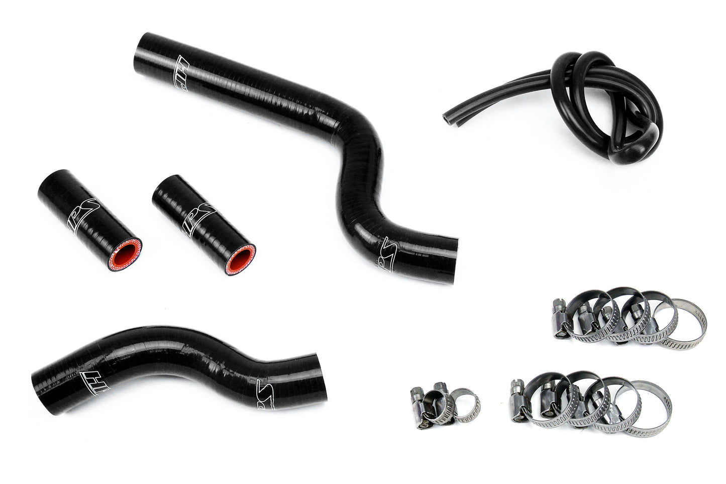 HPS Performance 3-ply Reinforced Silicone Replaces Rubber Radiator Coolant Hoses 57-1756-BLK