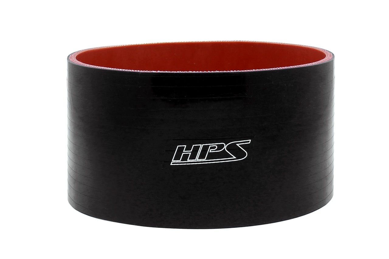 HPS Performance Silicone Coupler HoseHigh Temp 4-ply Reinforced5" ID3" LongBlack HTSC-500-BLK